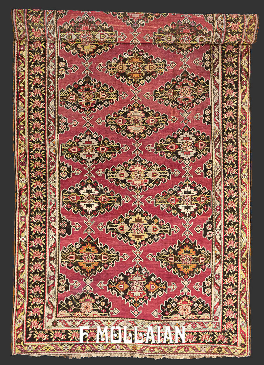 Tappeto Splendido Antico Caucasico Di Dimensioni Kalle Karabakh (Qarabağ). n°:20028823